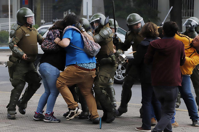 62 detenidos en dos días de protestas en Ñuble