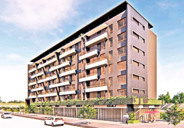 Presentan edificio en cruce de Collín con O’Higgins