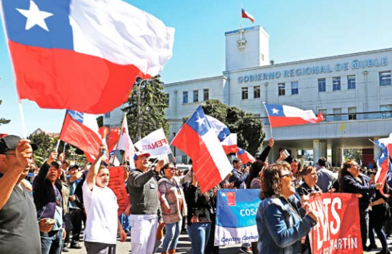 Empleados públicos y ciudadanía protagonizaron jornada de protesta