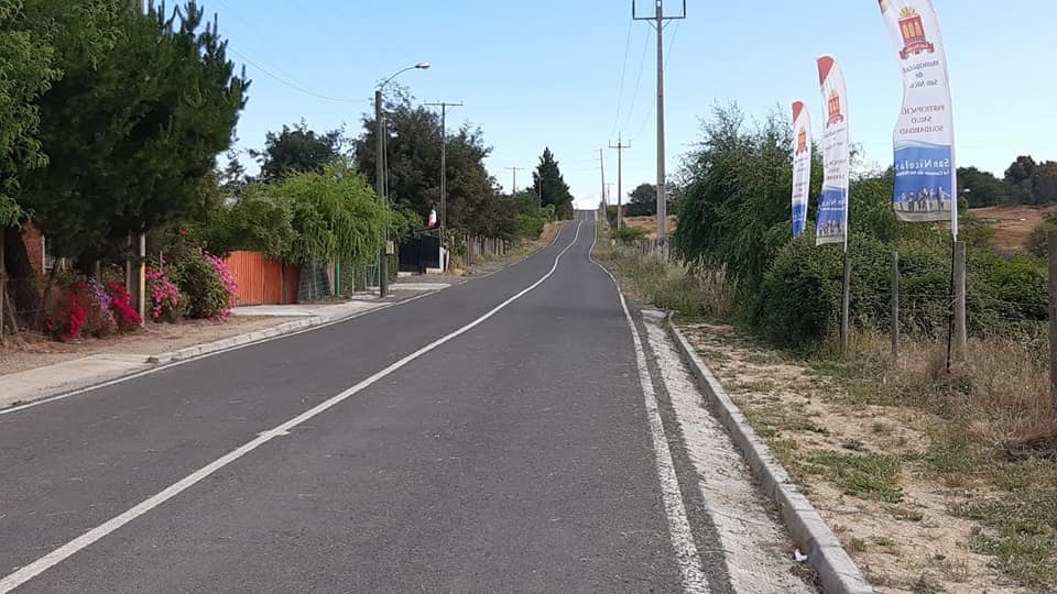 Asfaltan casi dos kilómetros de camino que conduce a cementerio de San Nicolás