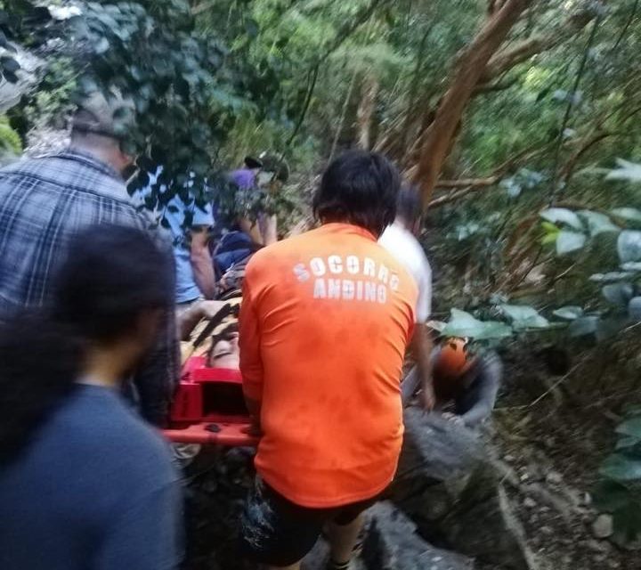 Escalador sufre accidente tras caer de 25 metros de altura en cordillera de Ñuble