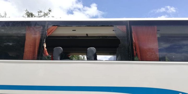 Bus de San Ignacio fue apedreado en cercanías de Temuco