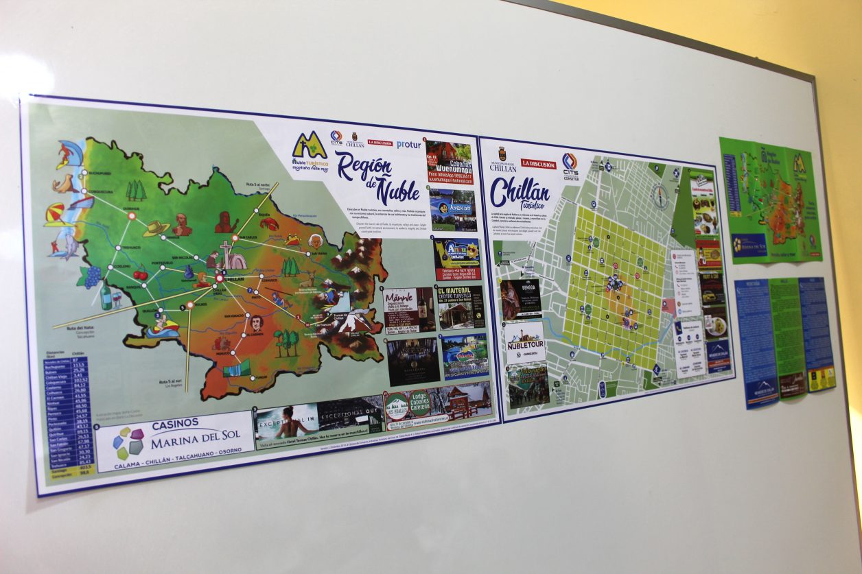 Presentan nuevo mapa turístico de la región de Ñuble