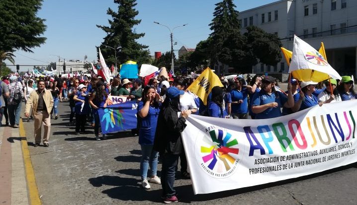 Anef y CUT estiman en 10 mil los trabajadores movilizados en Chillán