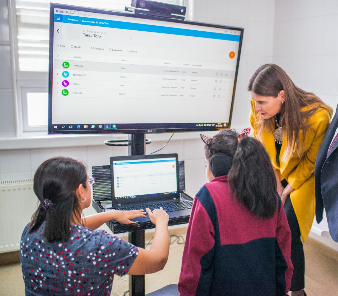 Novedoso software llegó a Sala de Telerehabilitación de Teletón en Chillán