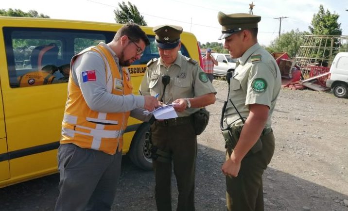 Retiran dos vehículos de transporte escolar y detienen a conductor en San Nicolás