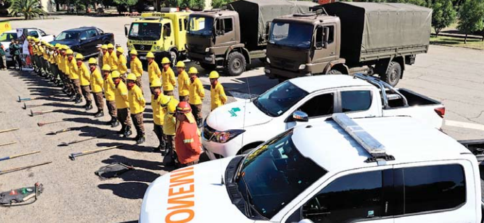 677 brigadistas combatirán incendios forestales en Ñuble