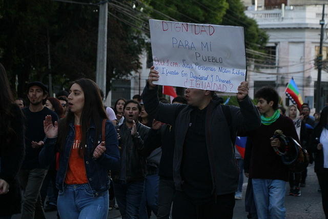 Chillanejos marcharon en el día 14 de protestas