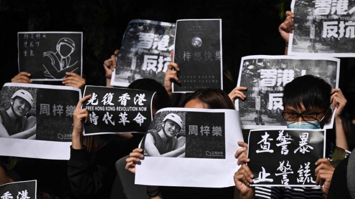 La muerte de un estudiante desata nuevas protestas en Hong Kong