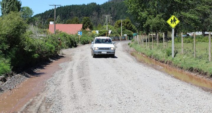 Comenzó pavimentación en rutas costeras de Coelemu y Trehuaco