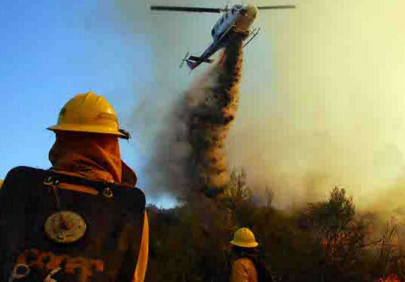 Continúan los trabajos para controlar incendio en Quirihue: 400 hectáreas afectadas