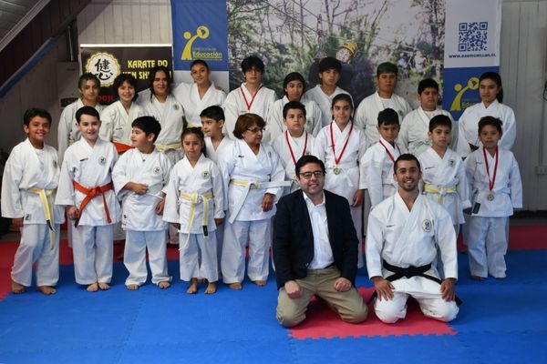 Finaliza taller de Karate para niños impulsado por DAEM de Chillán