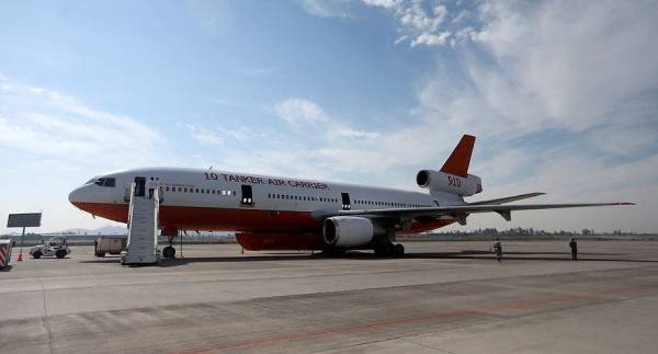 Reparan falla de avión Ten Tanker: Realizará descarga en incendio de Ninhue