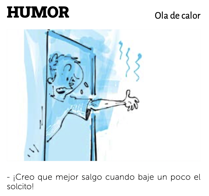 Humor  | Ola de calor