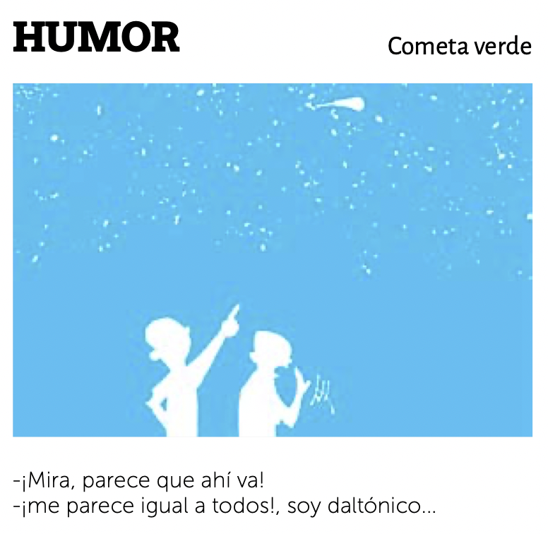 Humor | Cometa verde