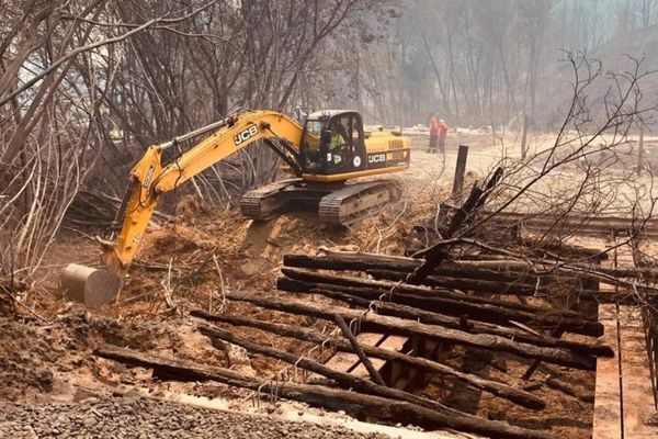 MOP Ñuble dispone de 67 maquinarias y realiza pozos para combatir incendios