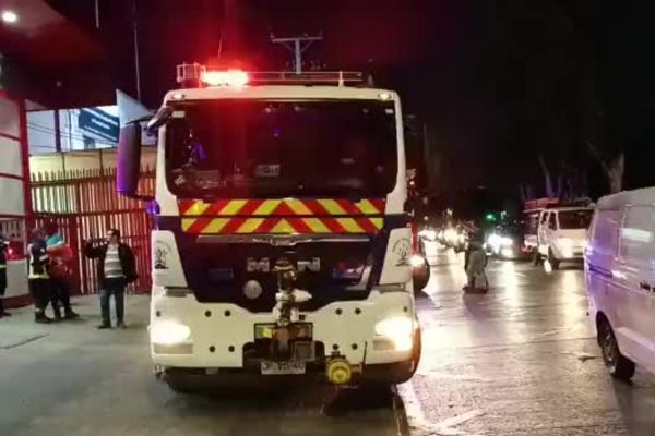 En camino fuerza de tarea desde Rancagua para combatir incendios en Ñuble