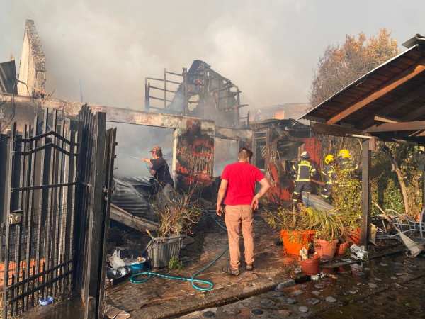 El drama de los vecinos que perdieron todo tras los incendios en Chillán