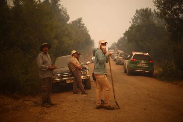 Suspenden evacuación en sector urbano de Ninhue por incendio