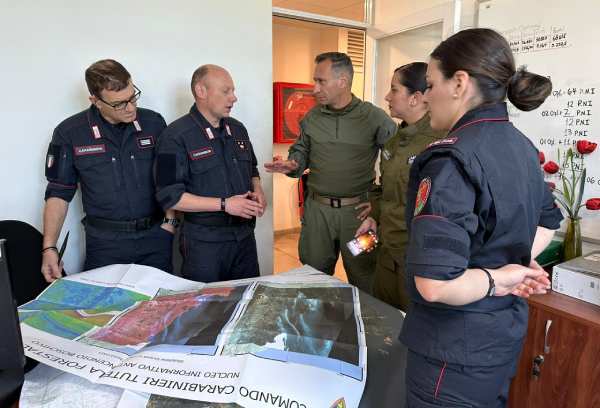 Policía Italiana apoyará investigación de incendios forestales en Ñuble