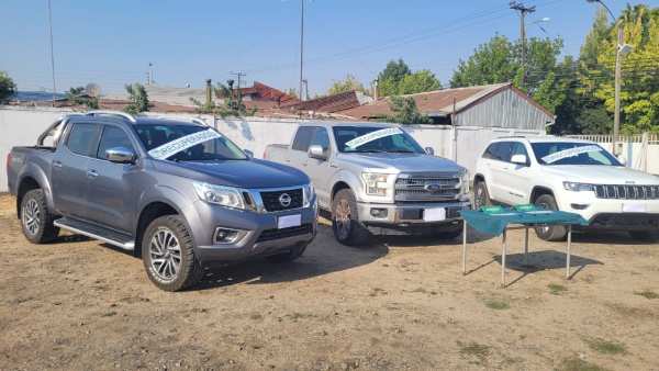 Recuperan en Chillán tres vehículos robados en Región Metropolitana