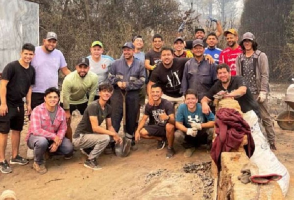 Los “Diablos Rojos” se pusieron la camiseta de la solidaridad