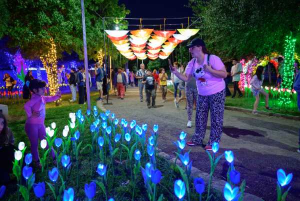 Más de cinco mil luces led iluminarán los paseos familiares en Quilamapu