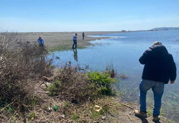 Fiscalizan cierre de la barra en la desembocadura del río Itata