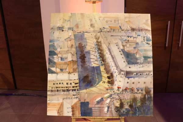 Juan Marco se adjudicó primer lugar de concurso de artes visuales