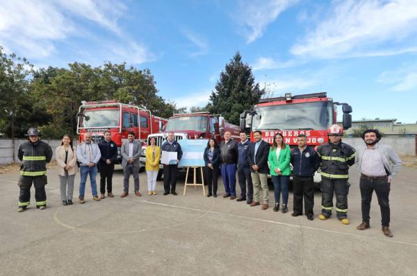 Entregan terreno fiscal a Bomberos de Chillán Viejo: cuartel funcionó irregular durante 30 años