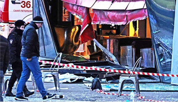 Bloguero radical ruso murió en un atentado explosivo en San Petersburgo