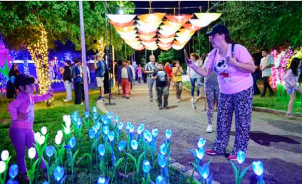 Parque Iluminado sigue en Chillán hasta el 16 de abril