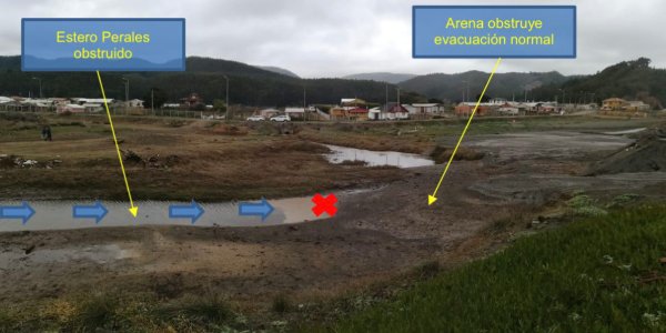 Coelemu: Alerta Amarilla por obstrucción de esteros en Perales