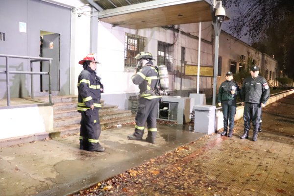 Simulacro de incendio en cárcel