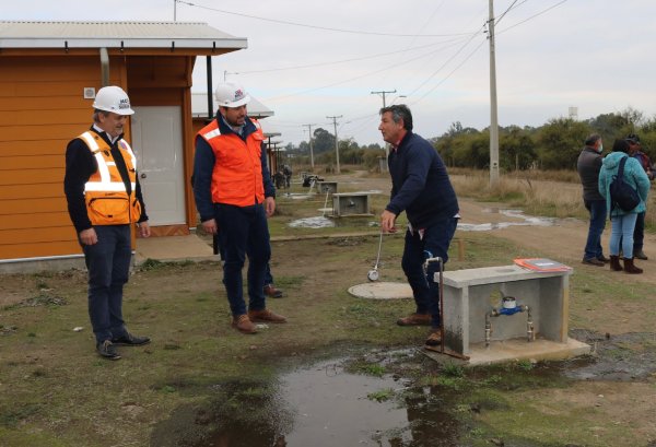 Rucapequén: Gracias a conexión a agua potable 21 familias podrán habitar sus viviendas
