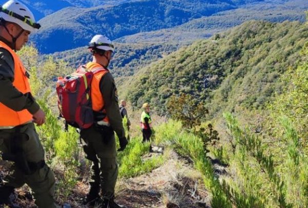 Rescatan a joven que se encontraba extraviado desde ayer en cerro La Veguilla