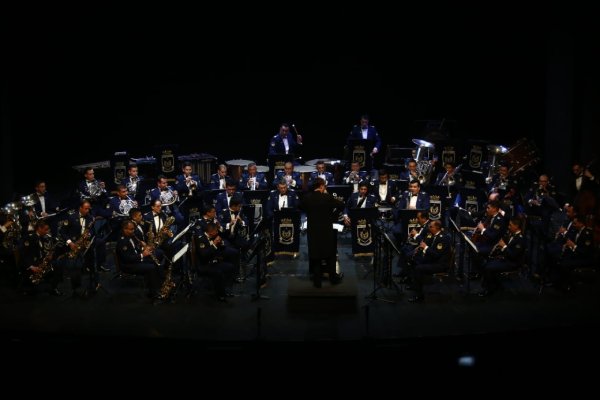 Banda Sinfónica de la FACh se lució con actividades artísticas