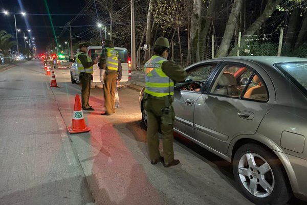 Ponen a disposición de la justicia a 25 detenidos en Ñuble tras ronda policial