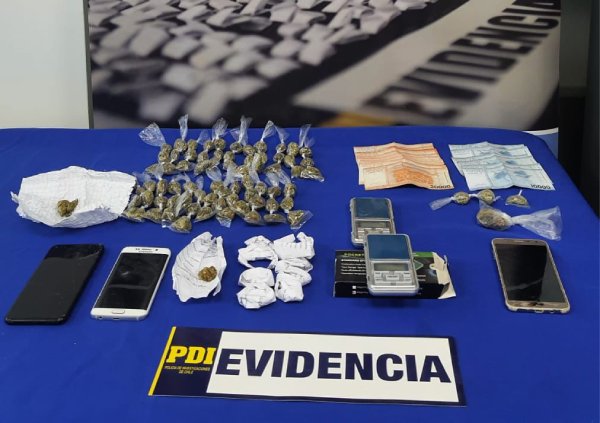 Desarticulan punto de microtráfico con dos detenidos en San Carlos
