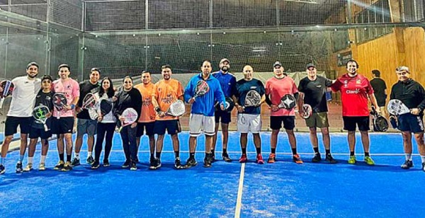 El pádel se toma las canchas del Polideportivo La Liga de Chillán