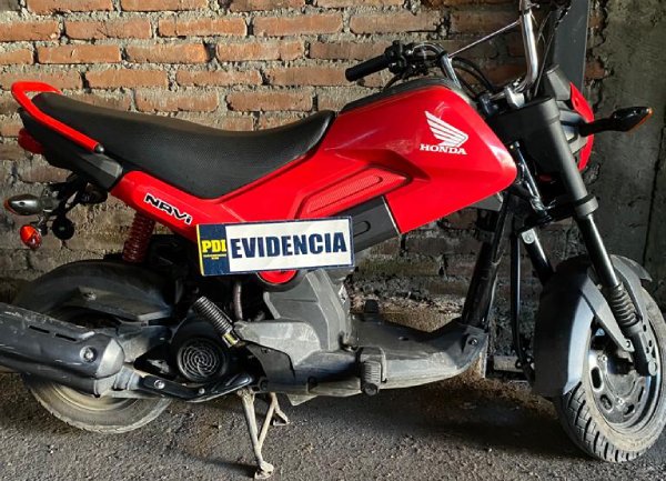 Mujer recupera su moto robada: dos detenidos en Chillán