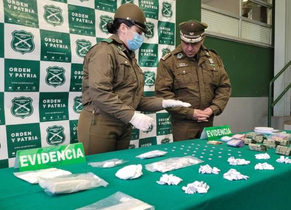 Siete detenidos en allanamiento masivo en Chillán: incautan más de 4 mil dosis