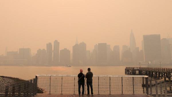El humo de los incendios canadienses afecta a Estados Unidos