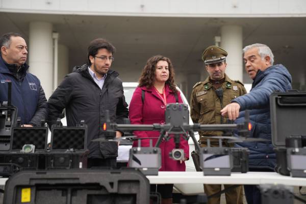 Tres nuevos drones llegan a Ñuble tras inversión de $48 millones
