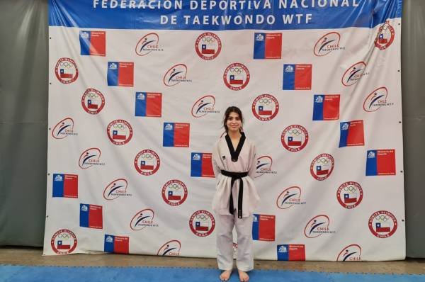 Taekwondista chillaneja brilló en primera fecha de la Liga Nacional