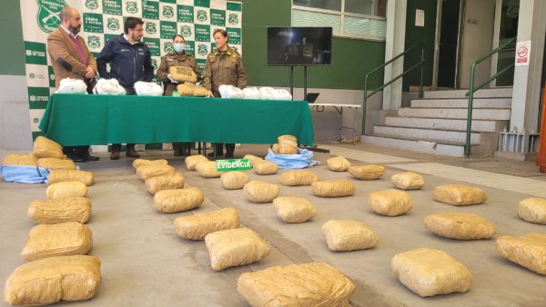 Carabineros y la PDI han triplicado incautación de drogas en Ñuble este 2023