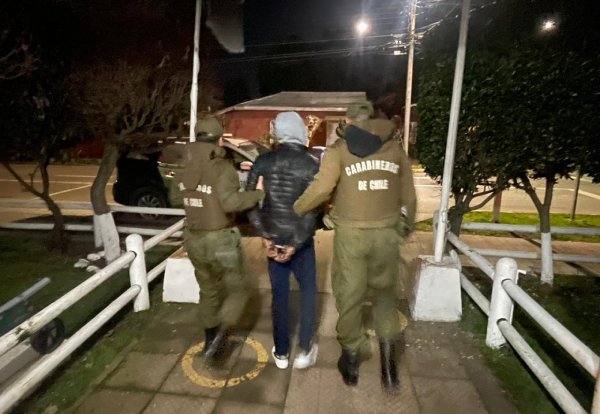 Detienen a acusado de intentar estrangular y golpear a su pareja en Coihueco