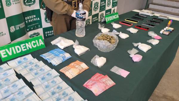 Desmantelan laboratorio clandestino para producción de "Tusi" en Chillán