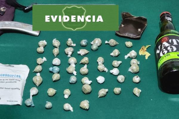 Detenido por robar licor de supermercado en Yungay: portaba cuchillo y droga