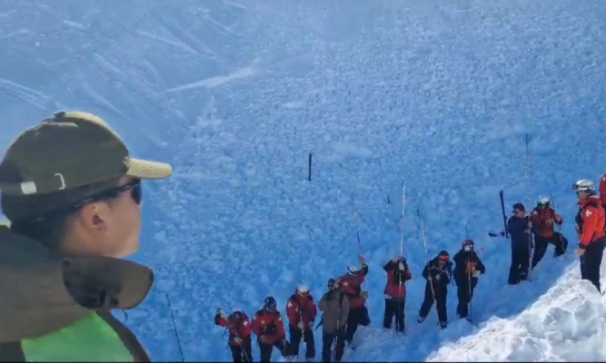 Operativo preventivo tras avalancha en las Termas de Chillán